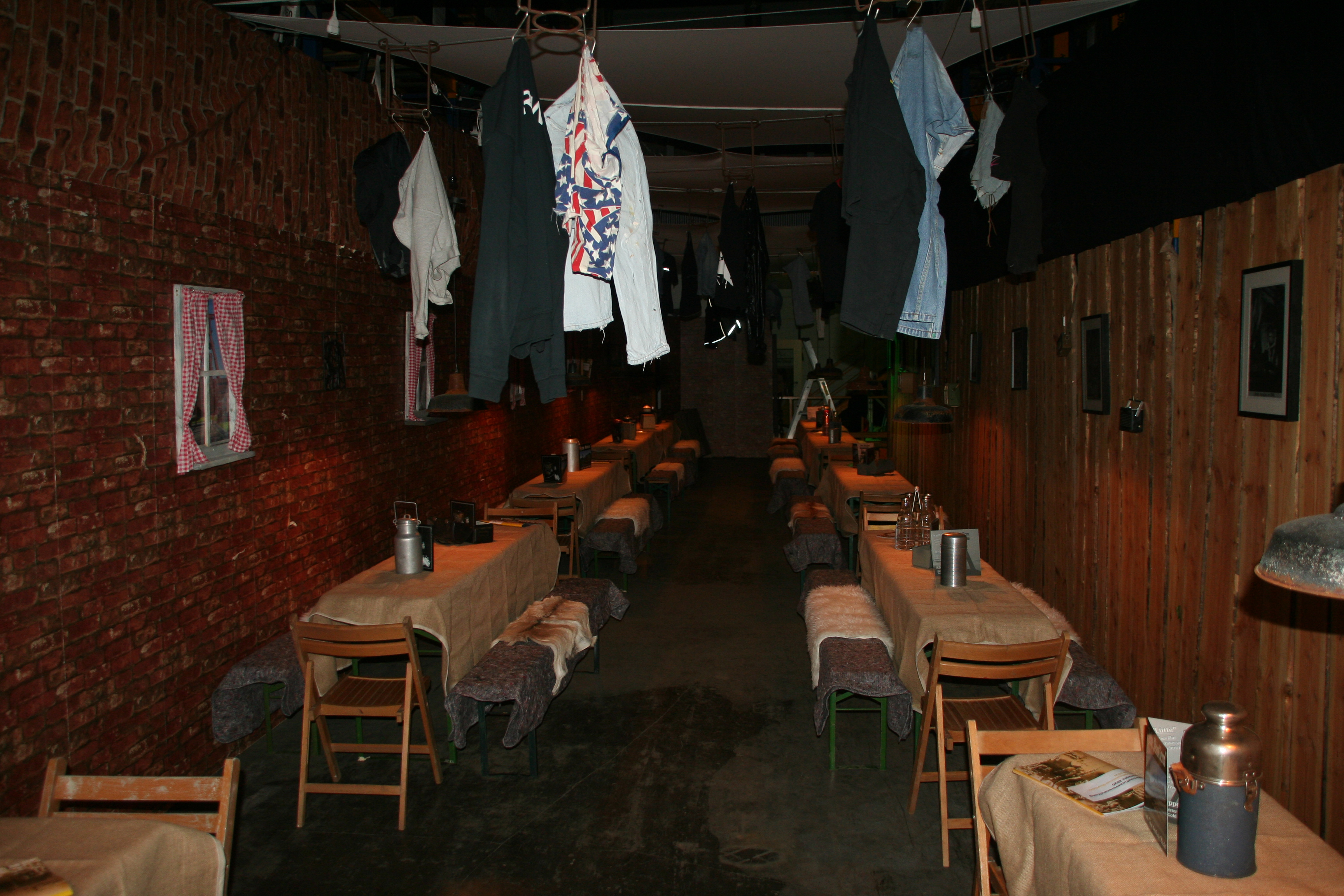 Jute - Tischdecke für 50er Festzelttisch